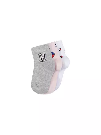 TOMMY HILFIGER | Baby Socken 3er Pkg. tommy original | hellgrau