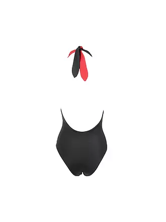 TOMMY HILFIGER | Badeanzug Cheeky One Piece Plunge | rot