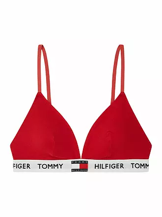 TOMMY HILFIGER | Bustier Padded Triangle BH red | 