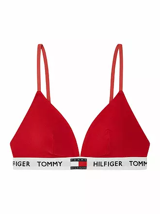 TOMMY HILFIGER | Bustier Padded Triangle BH red | rot