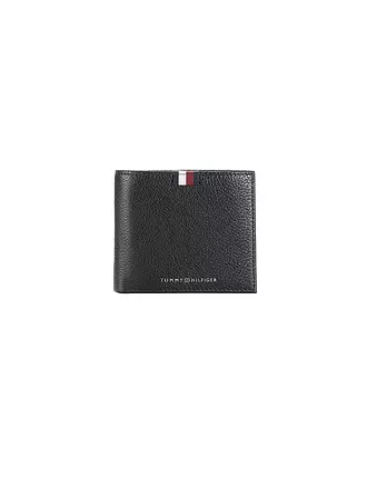 TOMMY HILFIGER | Geldbörse TH PREM LEA | schwarz
