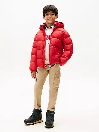 TOMMY HILFIGER | Jungen Jacke | rot
