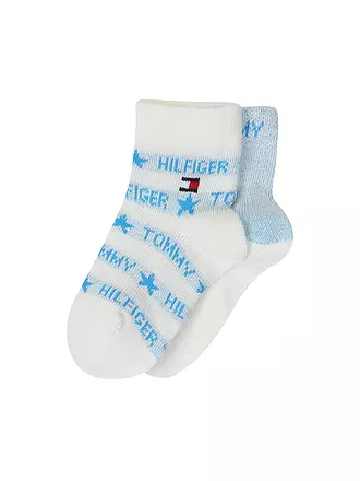 TOMMY HILFIGER | Jungen Socken 2er Pkg sky blue | rot