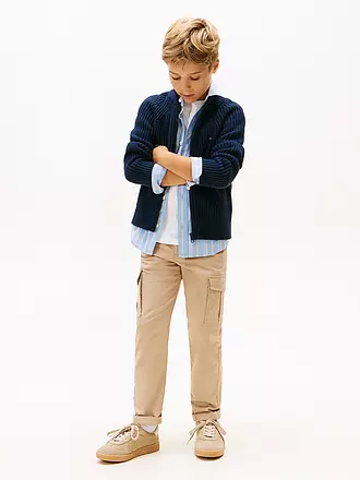 TOMMY HILFIGER | Jungen Strickjacke | dunkelblau