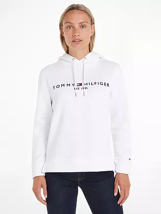 TOMMY HILFIGER | Kapuzensweater - Hoodie | weiss