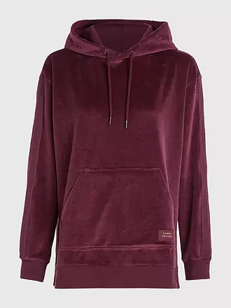 TOMMY HILFIGER | Loungewear Kapuzensweater - Hoodie | dunkelrot