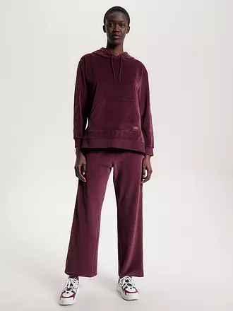 TOMMY HILFIGER | Loungewear Kapuzensweater - Hoodie | dunkelrot