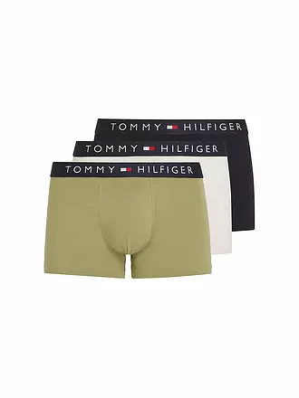 TOMMY HILFIGER | Pants 3er Pkg. multi | dunkelgrün