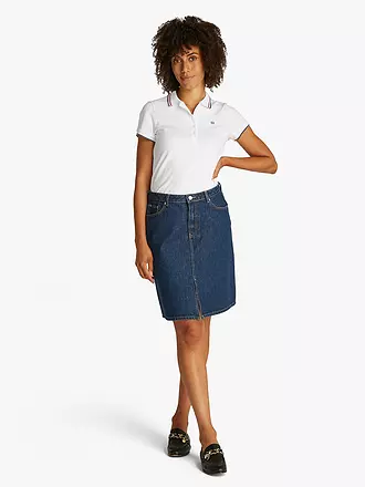TOMMY HILFIGER | Poloshirt Slim Fit | weiss