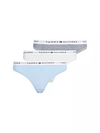 TOMMY HILFIGER | Slip 3er Pkg. white | hellblau