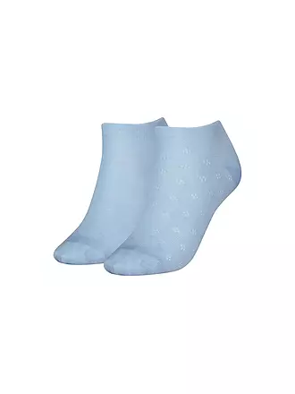 TOMMY HILFIGER | Sneaker Socken 2-er Pkg white | hellblau