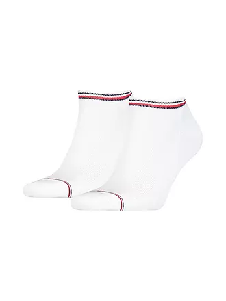 TOMMY HILFIGER | Sneaker Socken 2-er Pkg. navy | weiss