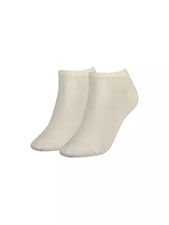 TOMMY HILFIGER | Sneaker Socken 2er Pkg whisper white | schwarz