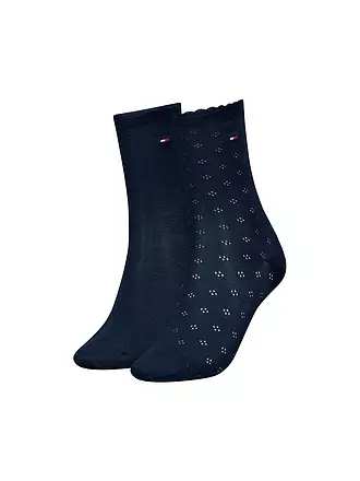 TOMMY HILFIGER | Socken 2-er Pkg breezy blue | dunkelblau