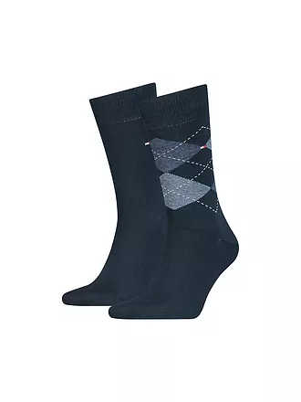 TOMMY HILFIGER | Socken 2-er Pkg. anthracite | blau