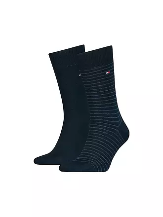 TOMMY HILFIGER | Socken 2-er Pkg. dark navy | beige