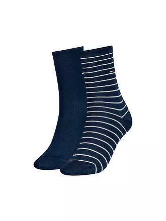 TOMMY HILFIGER | Socken 2er Pkg navy | weiss