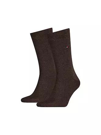 TOMMY HILFIGER | Socken 2er-Pkg. | braun