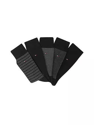 TOMMY HILFIGER | Socken Geschenkbox 5er Pkg black | blau