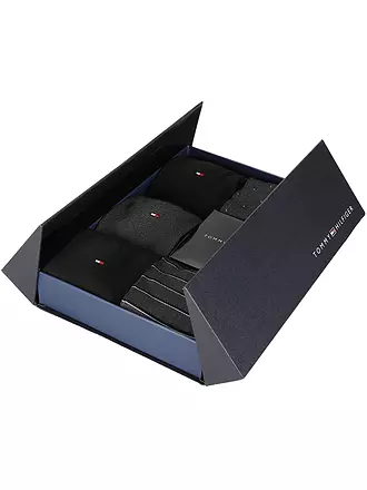 TOMMY HILFIGER | Socken Geschenkbox 5er Pkg black | blau