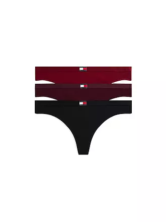 TOMMY HILFIGER | String 3er Pkg. rot | rot