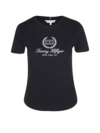 TOMMY HILFIGER | T-Shirt Slim Fit | dunkelblau
