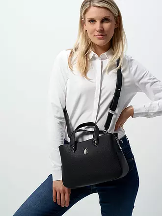 TOMMY HILFIGER | Tasche - Henkeltasche TH Element | schwarz