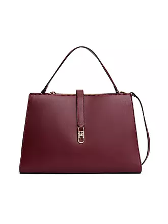 TOMMY HILFIGER | Tasche - Henkeltasche TH LIBRE Medium | dunkelrot