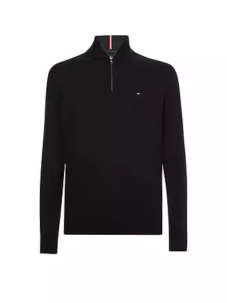 TOMMY HILFIGER | Troyer Pullover | weiss