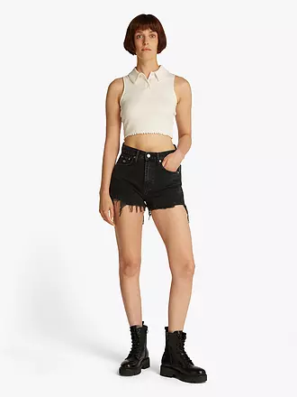 TOMMY JEANS | Jeansshorts | schwarz