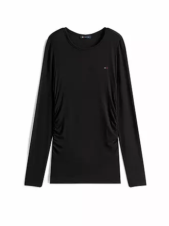 TOMMY JEANS | Langarmshirt | schwarz