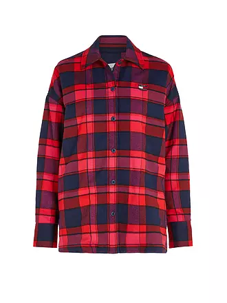TOMMY JEANS | Overshirt | rot