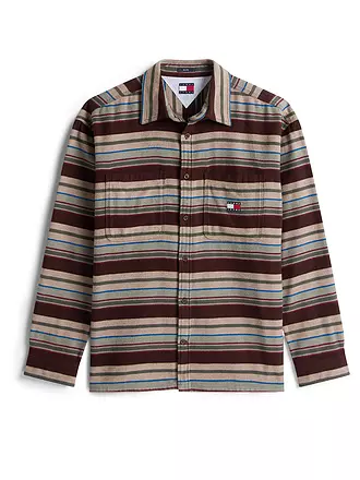 TOMMY JEANS | Overshirt | braun