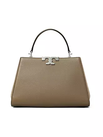 TORY BURCH | Ledertasche - Henkeltasche ELEANOR PEBBLED SATCHEL | braun