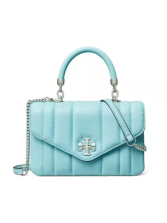 TORY BURCH | Ledertasche - Mini Bag KIRA | hellblau