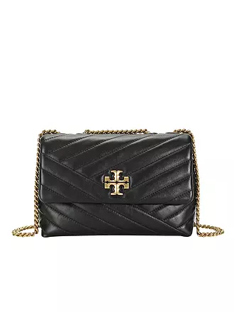 TORY BURCH | Ledertasche - Schultertasche KIRA CHEVRON Small | schwarz