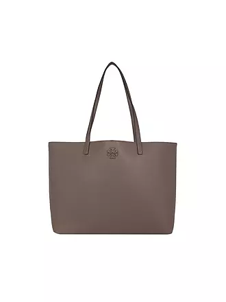 TORY BURCH | Ledertasche - Shopper MCGRAW | hellbraun