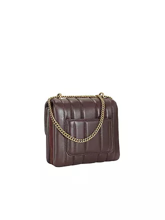 TORY BURCH | Ledertasche - Umhängetasche KIRA | braun