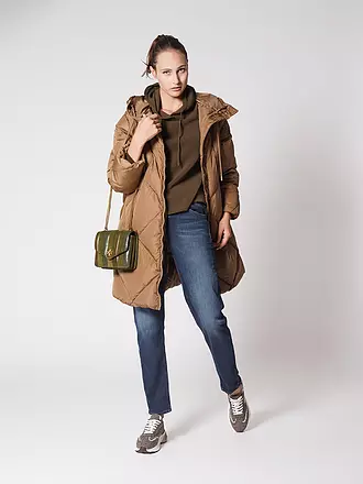 TORY BURCH | Ledertasche - Umhängetasche KIRA | dunkelgrün