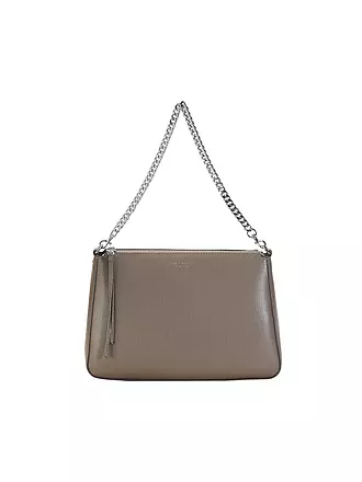 TORY BURCH | Ledertasche - Umhängetasche PERRY | grau