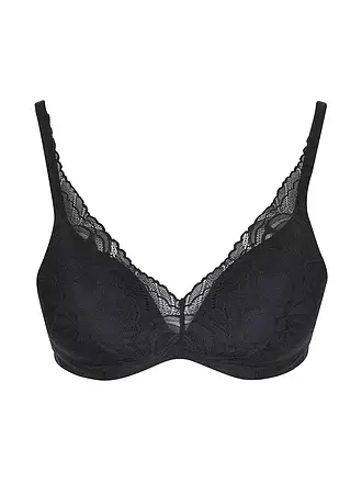 TRIUMPH | BH mit Bügel BODY MAKE-UP ILLUSION LACE  nude beige | schwarz