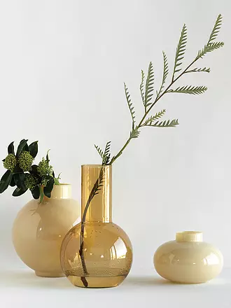 URBAN NATURE CULTURE | Vase BELLA 18,6x13,2cm French Vanilla | gelb