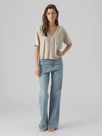 VERO MODA | Blusenshirt VMJESMILO | beige