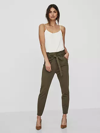 VERO MODA | Highwaist Hose  Loose Fit VMEVA | olive