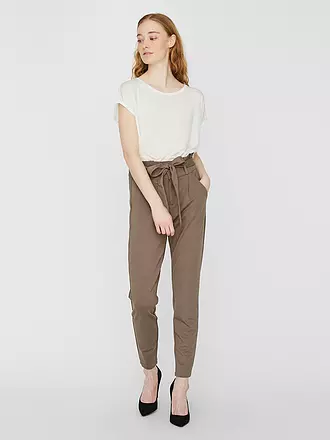 VERO MODA | Highwaist Hose Loose Fit VMEVA | hellbraun