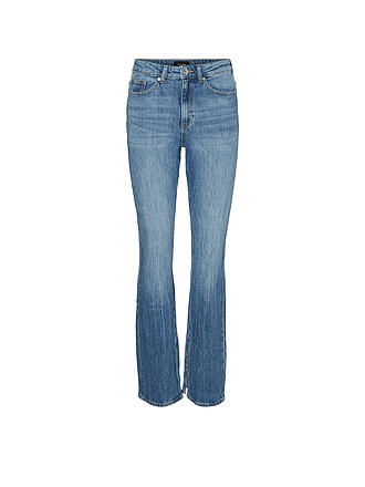 VERO MODA | Highwaist Jeans Flared Fit VMSELMA | blau