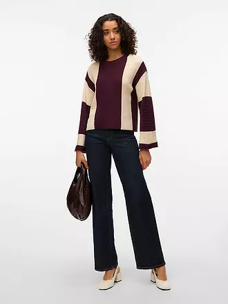 VERO MODA | Pullover VMGIGI | dunkelrot