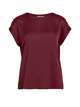 VILA | Blusenshirt VIELLETTE | dunkelrot