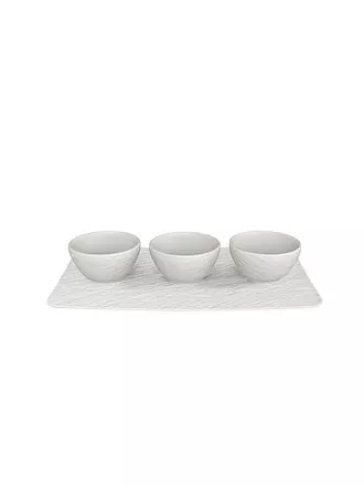 VILLEROY & BOCH | Dipschälchen 4er Manufacture Rock Blanc | weiss