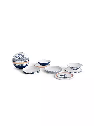 VILLEROY & BOCH | Geschirrset 7-teilig LA BOULE Iconic Paradiso | dunkelblau